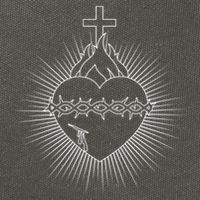 Sacred Heart Of Jesus Christian Catholic Devotion Cotton Canvas Backpack