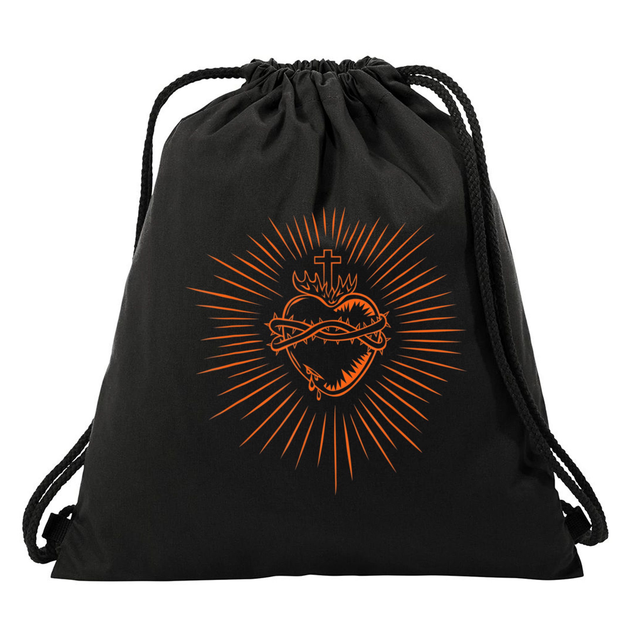 Sacred Heart Of Jesus Devotion Catholic Drawstring Bag