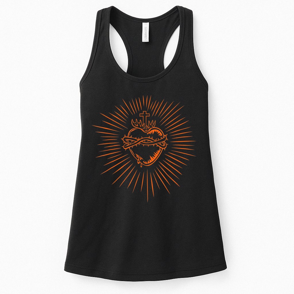 Sacred Heart Of Jesus Devotion Catholic Womens Tank Top