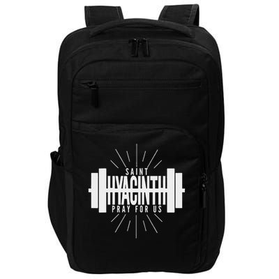 St Hyacinth Of Poland Patron Saint Of Weightlifting Impact Tech Backpack