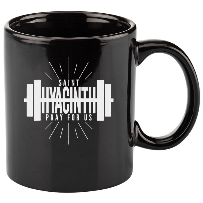 St Hyacinth Of Poland Patron Saint Of Weightlifting 11oz C Handle Ceramic Mug