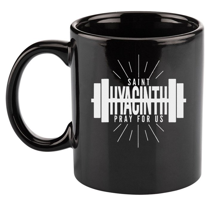St Hyacinth Of Poland Patron Saint Of Weightlifting 11oz C Handle Ceramic Mug