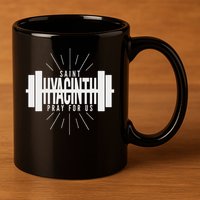 St Hyacinth Of Poland Patron Saint Of Weightlifting 11oz C Handle Ceramic Mug