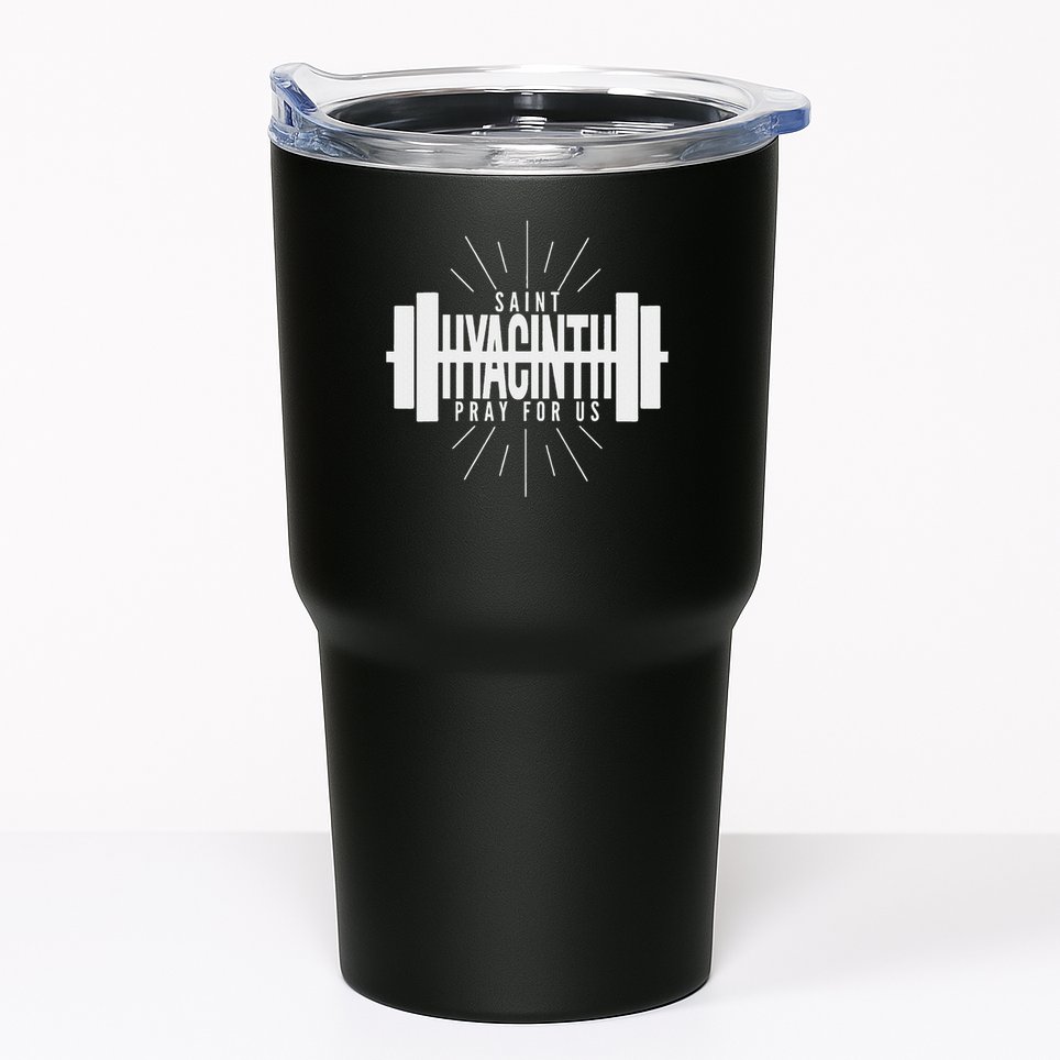 St Hyacinth Of Poland Patron Saint Of Weightlifting Tumbler