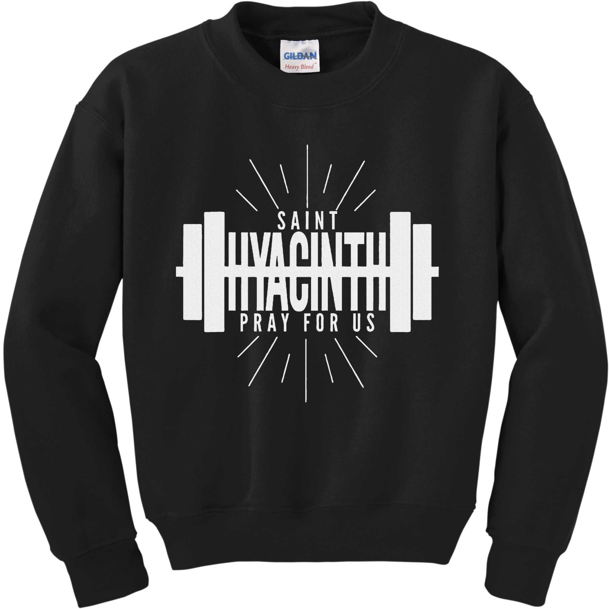 St Hyacinth Of Poland Patron Saint Of Weightlifting Kids Sweatshirt