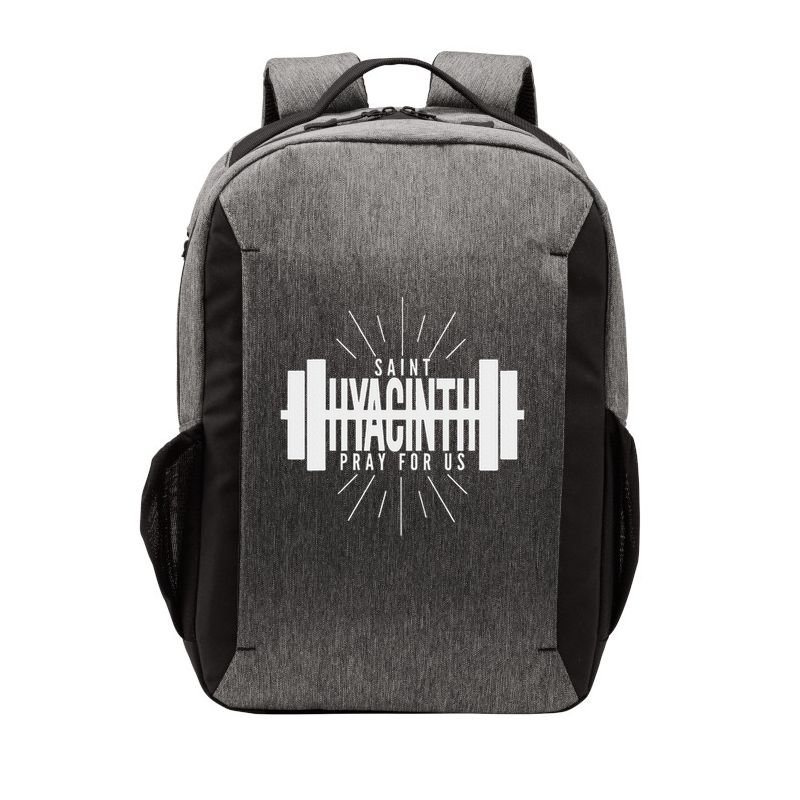 St Hyacinth Of Poland Patron Saint Of Weightlifting Vector Backpack