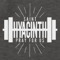 St Hyacinth Of Poland Patron Saint Of Weightlifting Vector Backpack