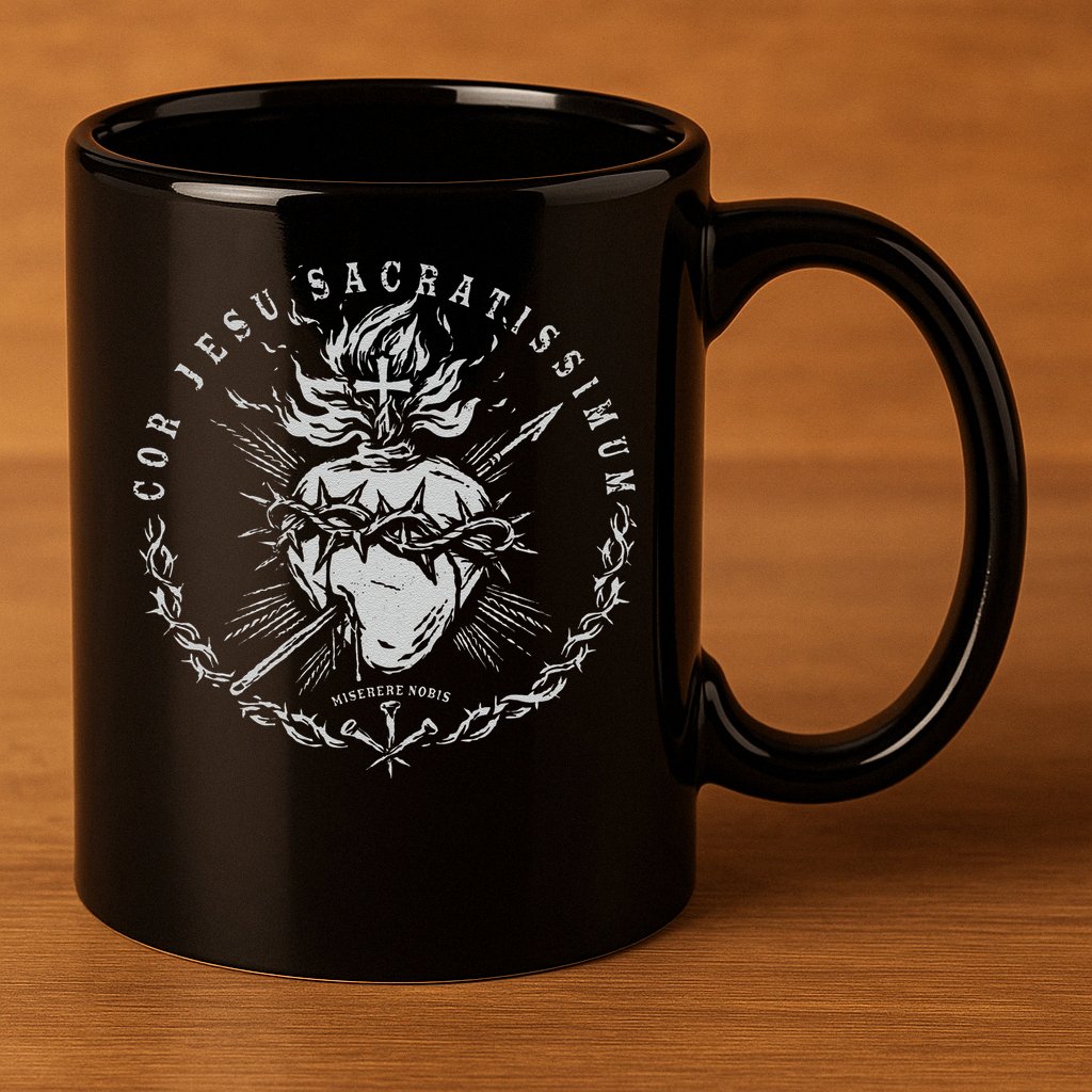 Sacred Heart Of Jesus 11oz C Handle Ceramic Mug