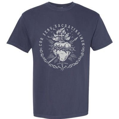Sacred Heart Of Jesus Garment-Dyed Heavyweight T-Shirt