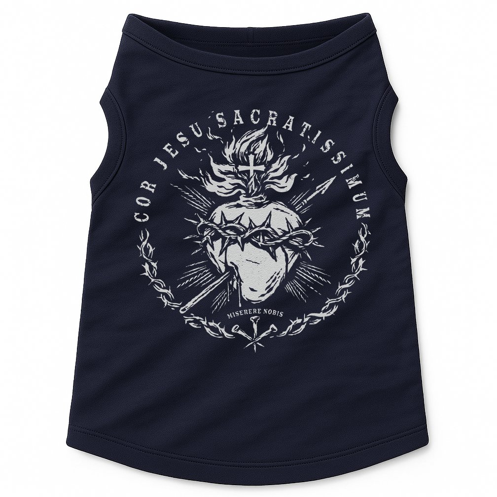 Sacred Heart Of Jesus Doggie Tank