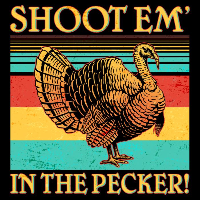 Shoot Em In the Pecker Flexfit Unipanel Trucker Cap