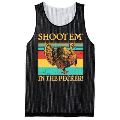 Shoot Em In the Pecker Mesh Reversible Basketball Jersey Tank