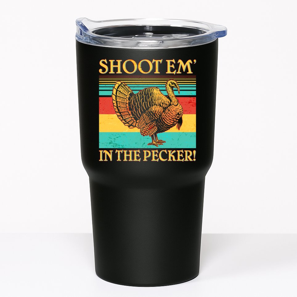 Shoot Em In the Pecker Tumbler