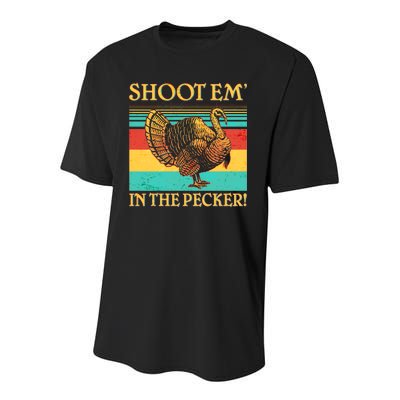 Shoot Em In the Pecker Youth Performance Sprint T-Shirt