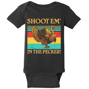 Shoot Em In the Pecker Baby Bodysuit