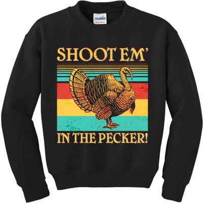 Shoot Em In the Pecker Kids Sweatshirt