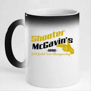 Shooter McGavin's Golden Jacket Tour Championship 11oz Black Color Changing Mug