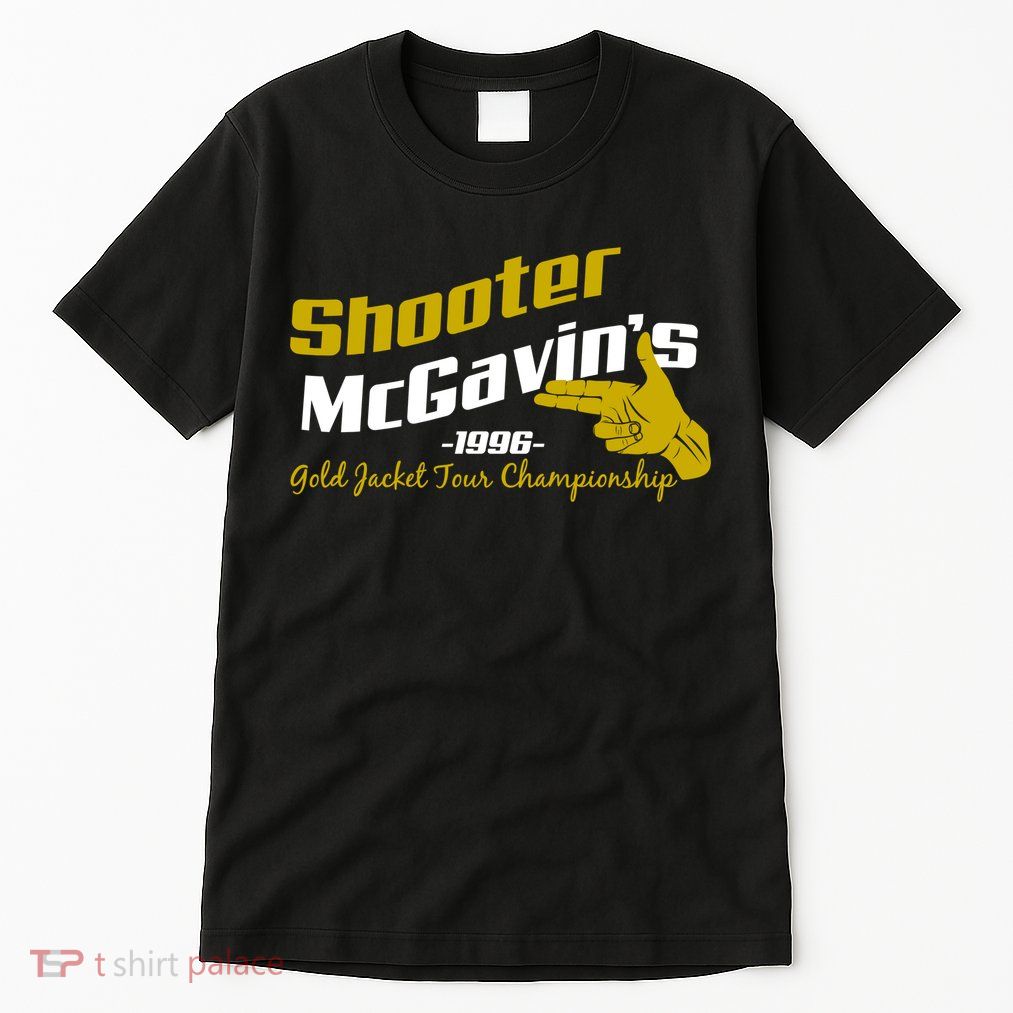 Shooter McGavin's Golden Jacket Tour Championship Tall T-Shirt