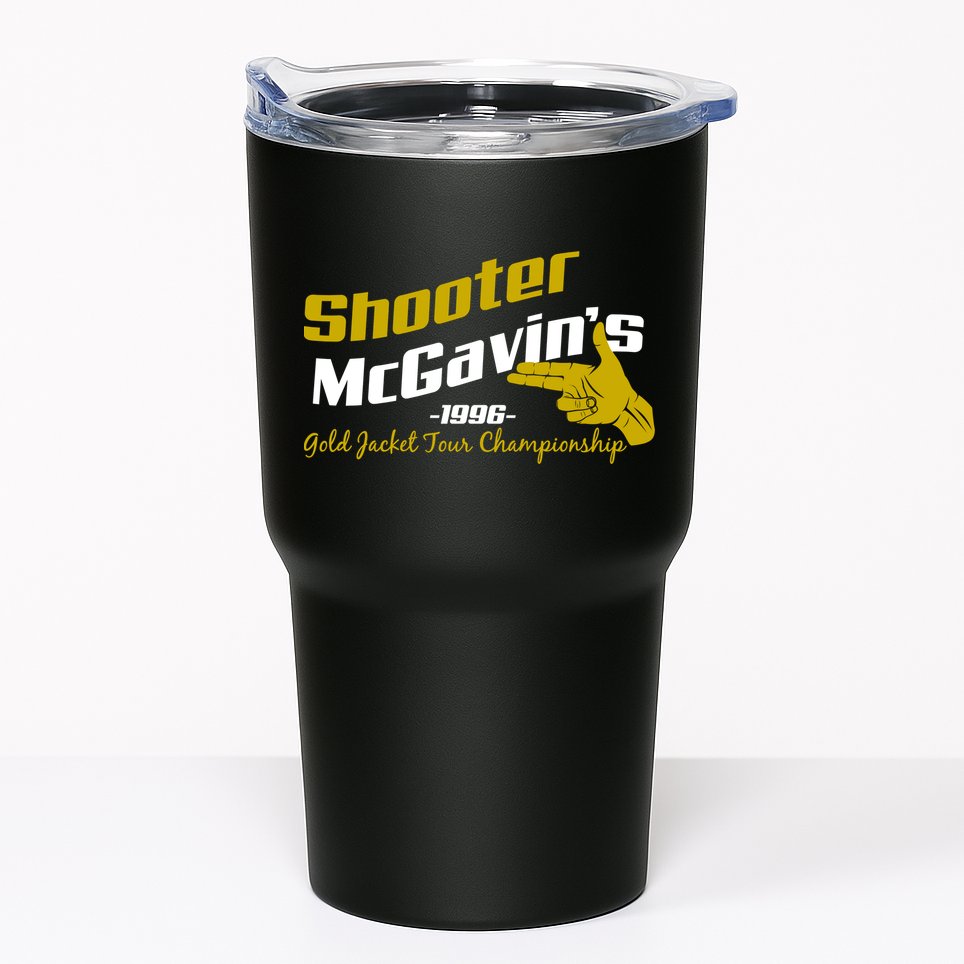 Shooter McGavin's Golden Jacket Tour Championship Tumbler