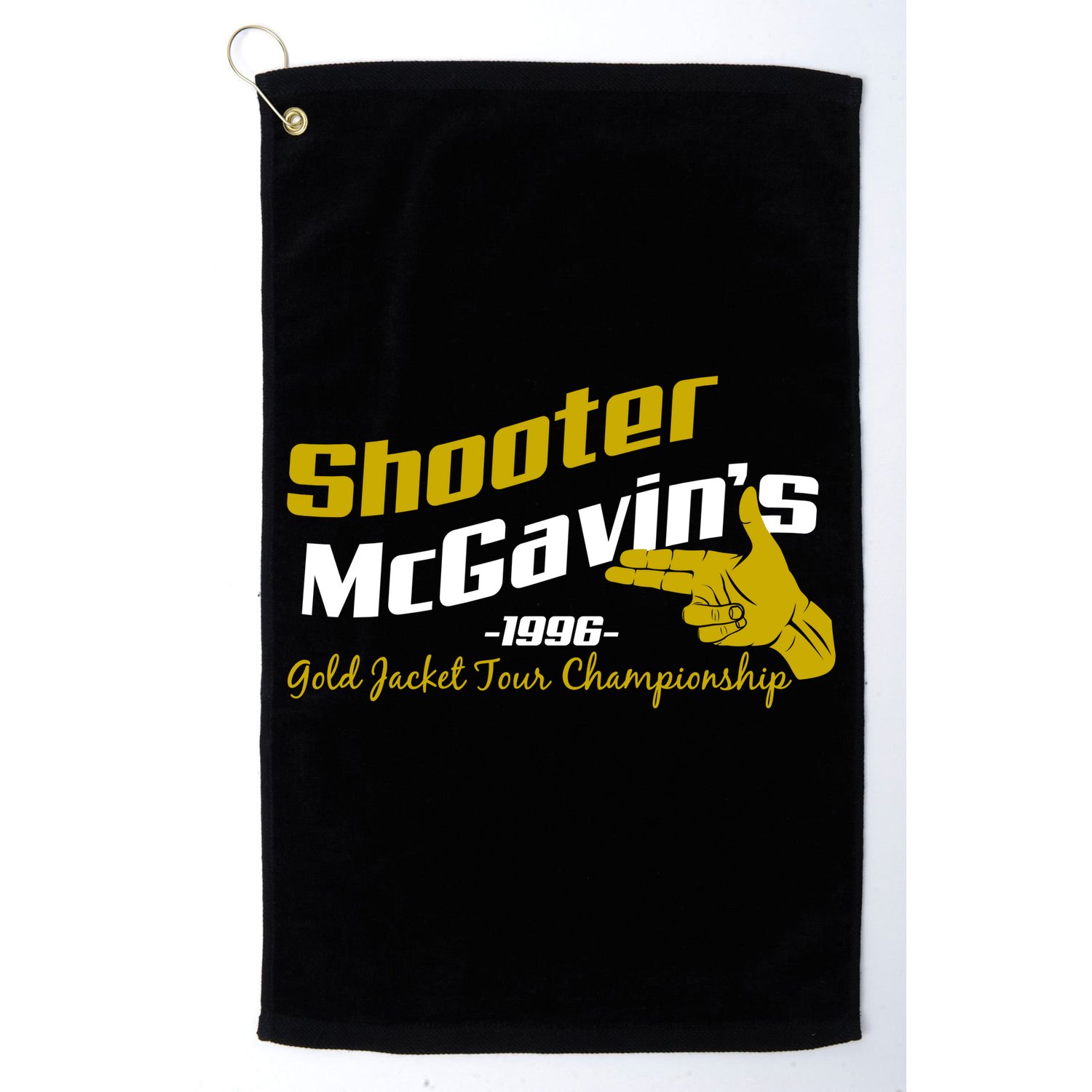 Shooter McGavin's Golden Jacket Tour Championship Golf Towel