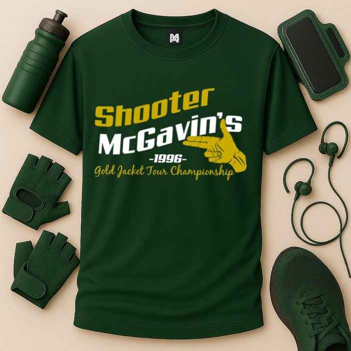 Shooter McGavin's Golden Jacket Tour Championship Cooling Performance Crew T-Shirt