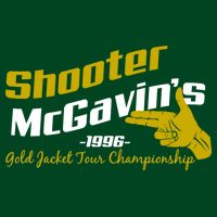 Shooter McGavin's Golden Jacket Tour Championship Cooling Performance Crew T-Shirt
