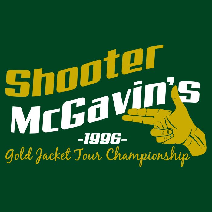 Shooter McGavin's Golden Jacket Tour Championship Cooling Performance Crew T-Shirt