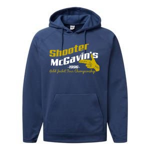 Shooter McGavin's Golden Jacket Tour Championship Performance Fleece Hoodie