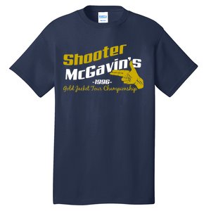 Shooter McGavin's Golden Jacket Tour Championship Tall T-Shirt