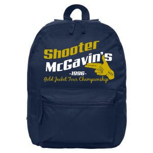 Shooter McGavin's Golden Jacket Tour Championship 16 in Basic Backpack