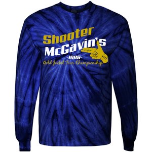 Shooter McGavin's Golden Jacket Tour Championship Tie-Dye Long Sleeve Shirt