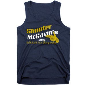 Shooter McGavin's Golden Jacket Tour Championship Tank Top