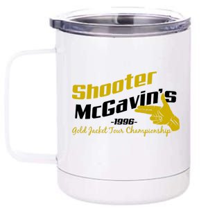 Shooter McGavin's Golden Jacket Tour Championship 12 oz Stainless Steel Tumbler Cup