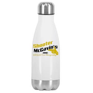 Shooter McGavin's Golden Jacket Tour Championship Stainless Steel Insulated Water Bottle