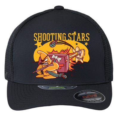 Shooting Stars Pun Flexfit Unipanel Trucker Cap