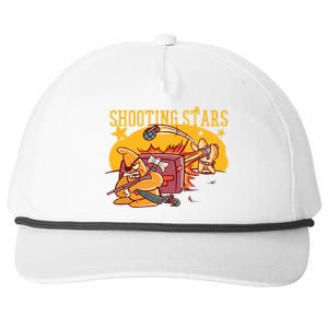 Shooting Stars Pun Snapback Five-Panel Rope Hat