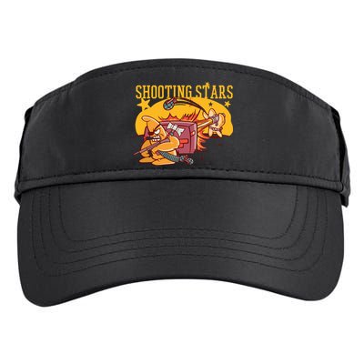 Shooting Stars Pun Adult Drive Performance Visor