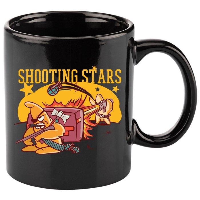 Shooting Stars Pun 11oz C Handle Ceramic Mug