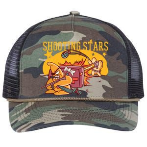 Shooting Stars Pun Retro Rope Trucker Hat Cap