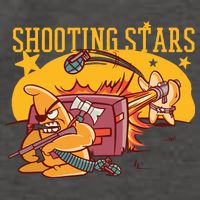 Shooting Stars Pun Vector Backpack