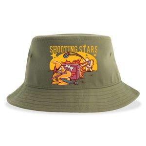 Shooting Stars Pun Sustainable Bucket Hat