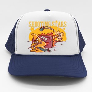 Shooting Stars Pun Trucker Hat