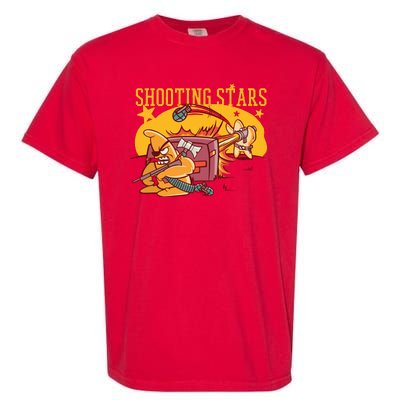 Shooting Stars Pun Garment-Dyed Heavyweight T-Shirt