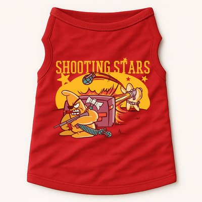 Shooting Stars Pun Doggie Tank