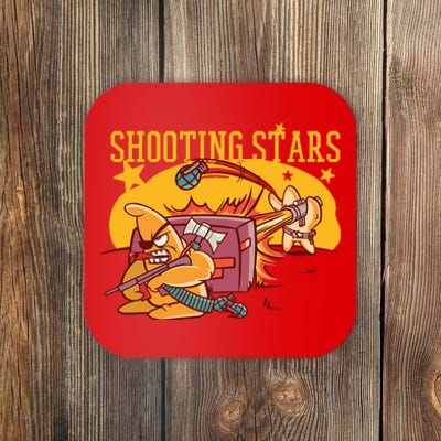 Shooting Stars Pun Coaster