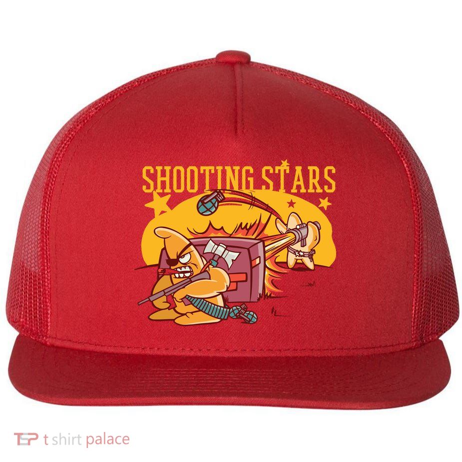 Shooting Stars Pun Flatbill Hat