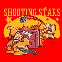 Shooting Stars Pun 16 in Basic Backpack