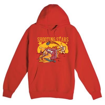 Shooting Stars Pun Premium Pullover Hoodie