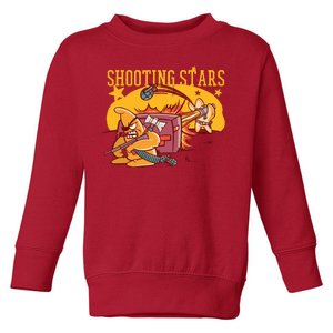 Shooting Stars Pun Toddler Sweatshirt