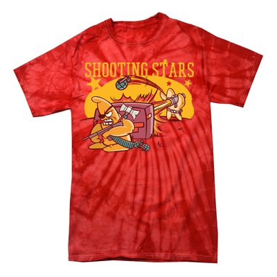 Shooting Stars Pun Tie-Dye T-Shirt